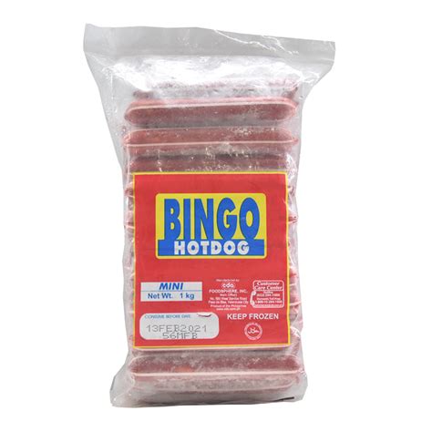 Shop Bingo Hotdog 1kg Regular with great discounts and prices .